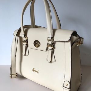 Cream Harrods Handbag